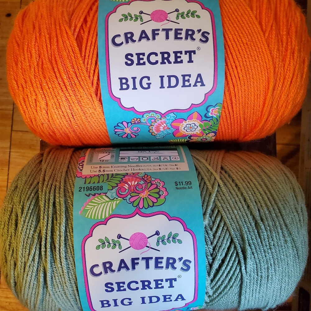 Big Idea Yarn - Orange and Green